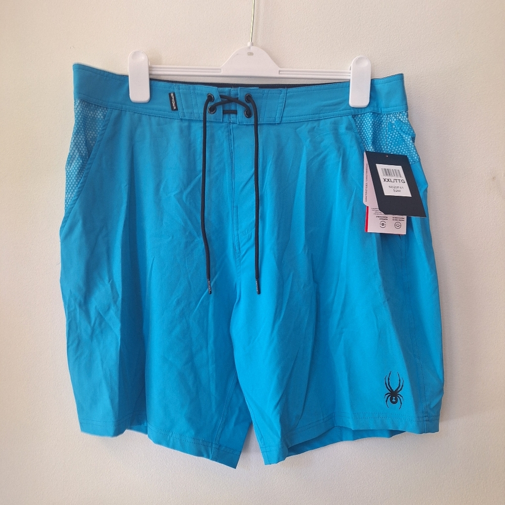 SPYDER Men's Lightweight Quick Dry Board Short in Dark Aqua